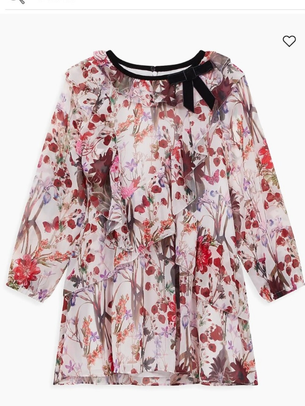 Reiss Yara Flounce Dress